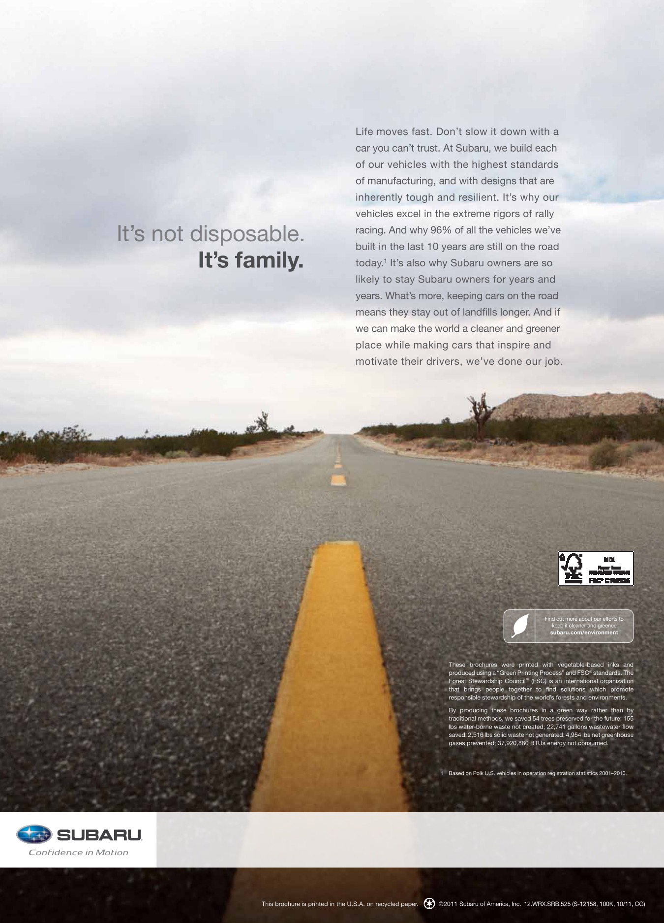 2012 Subaru Impreza WRX Brochure Page 2